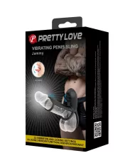 PRETTY LOVE - GAINE PÉNIS JAMMY 12 VIBRATIONS AVEC LANGUE EN SILICONE RECHARGEABLE PRETTY LOVE - GAINE PÉNIS JAMMY 12 VIBRATIONS AVEC LANGUE EN SILICONE RECHARGEABLE