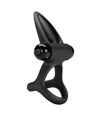 PRETTY LOVE - ANNEAU VIBRANT 10 VIBRATIONS SILICONE NOIR PRETTY LOVE - ANNEAU VIBRANT 10 VIBRATIONS SILICONE NOIR