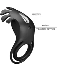 PRETTY LOVE - ANNEAU VIBRATEUR RUBEN 7 VIBRATIONS SILICONE NOIR PRETTY LOVE - ANNEAU VIBRATEUR RUBEN 7 VIBRATIONS SILICONE NOIR