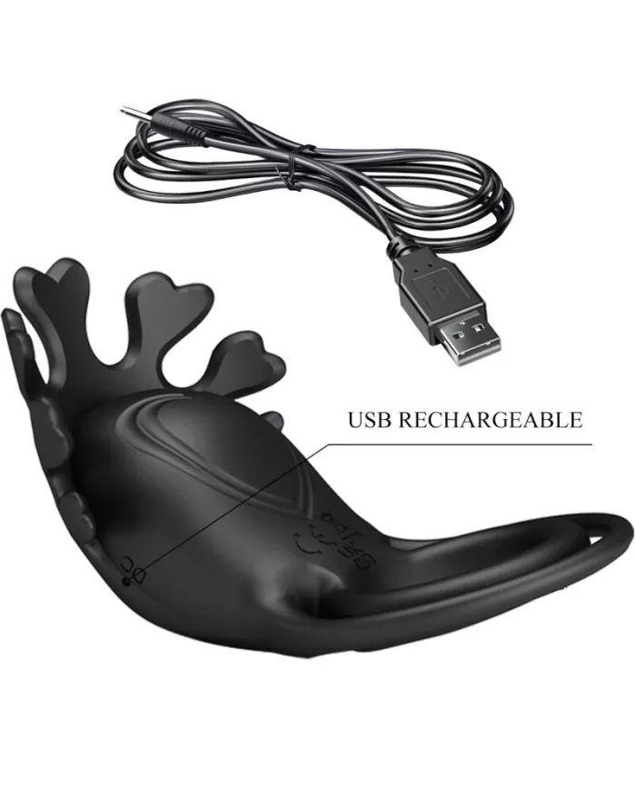 PRETTY LOVE - ANNEAU VIBRATEUR RUBEN 7 VIBRATIONS SILICONE NOIR PRETTY LOVE - ANNEAU VIBRATEUR RUBEN 7 VIBRATIONS SILICONE NOIR