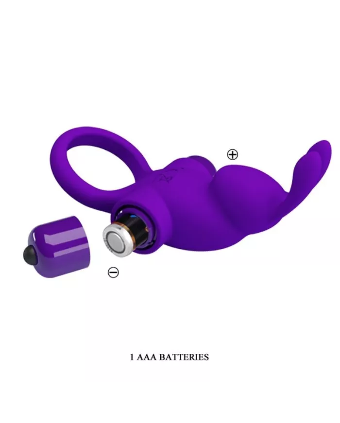 PRETTY LOVE - ANNEAU VIBRATEUR I RABBIT POUR PÉNIS VIOLET PRETTY LOVE - ANNEAU VIBRATEUR I RABBIT POUR PÉNIS VIOLET