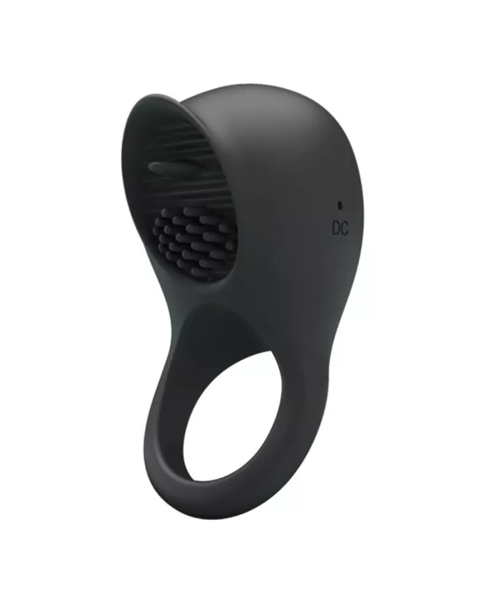 PRETTY LOVE - ANNEAU PÉNIS VIBRANT AVEC LANGUE NOIRE