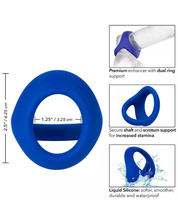 CALEXOTICS - ADMIRAL COCK BALL DOUBLE ANNEAU BLEU