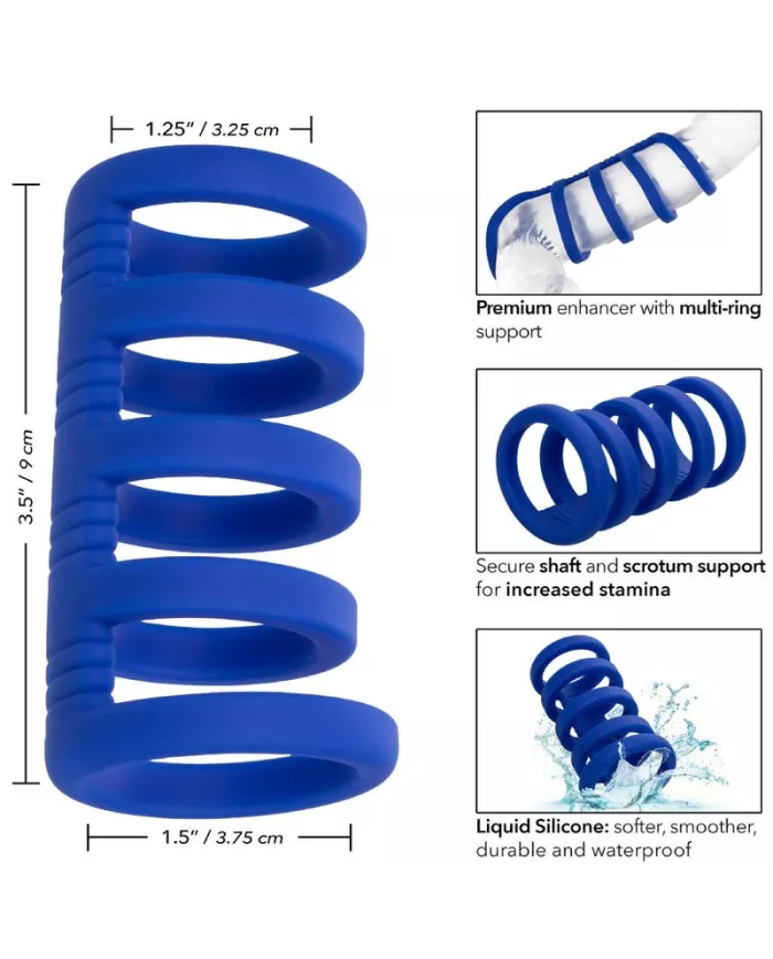 CALEXOTICS - ADMIRAL XTREME CAGE BLEU CALEXOTICS - ADMIRAL XTREME CAGE BLEU