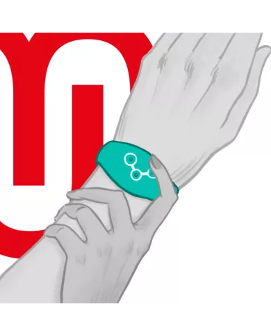 WATCHME - MONTRE À TECHNOLOGIE SANS FIL BLEU VERT WATCHME - MONTRE À TECHNOLOGIE SANS FIL BLEU VERT