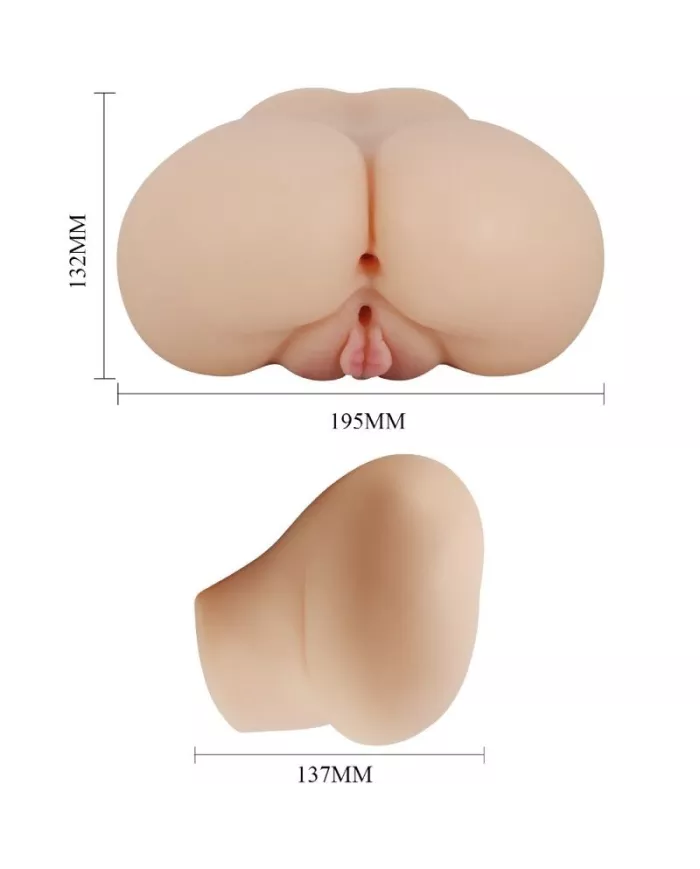 CRAZY BULL - VIBRATEUR VAGIN ET ANUS LUNA RÉALISTE