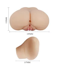 CRAZY BULL - VIBRATEUR VAGIN ET ANUS LUNA RÉALISTE