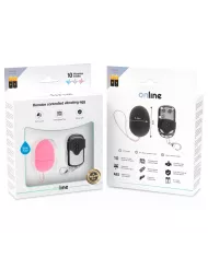 ONLINE - OEUF VIBRANT TÉLÉCOMMANDE S ROSE ONLINE - OEUF VIBRANT TÉLÉCOMMANDE S ROSE