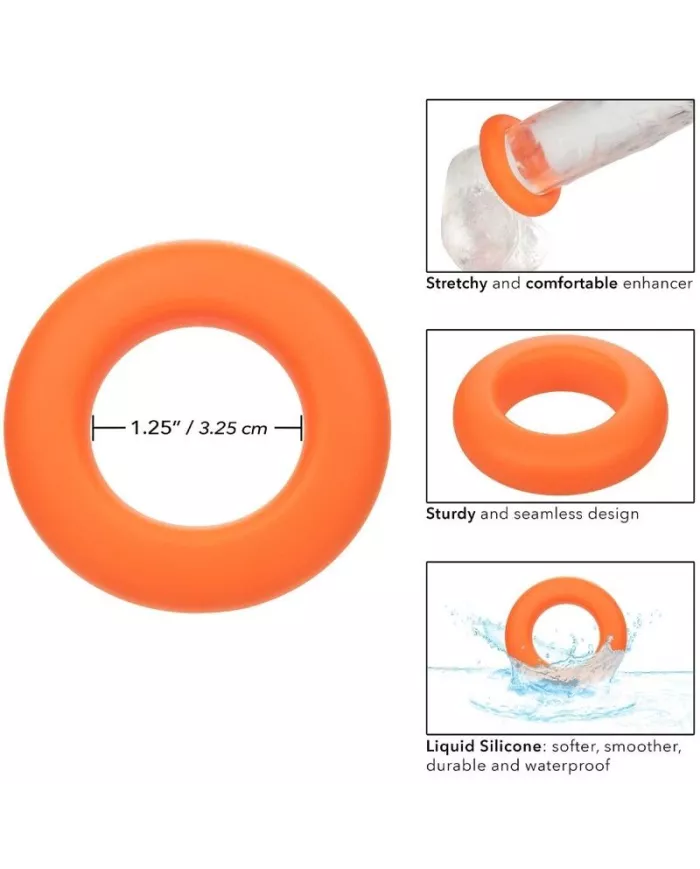 CALEXOTICS - ALPHA PROLONG GRANDE BAGUE ORANGE CALEXOTICS - ALPHA PROLONG GRANDE BAGUE ORANGE