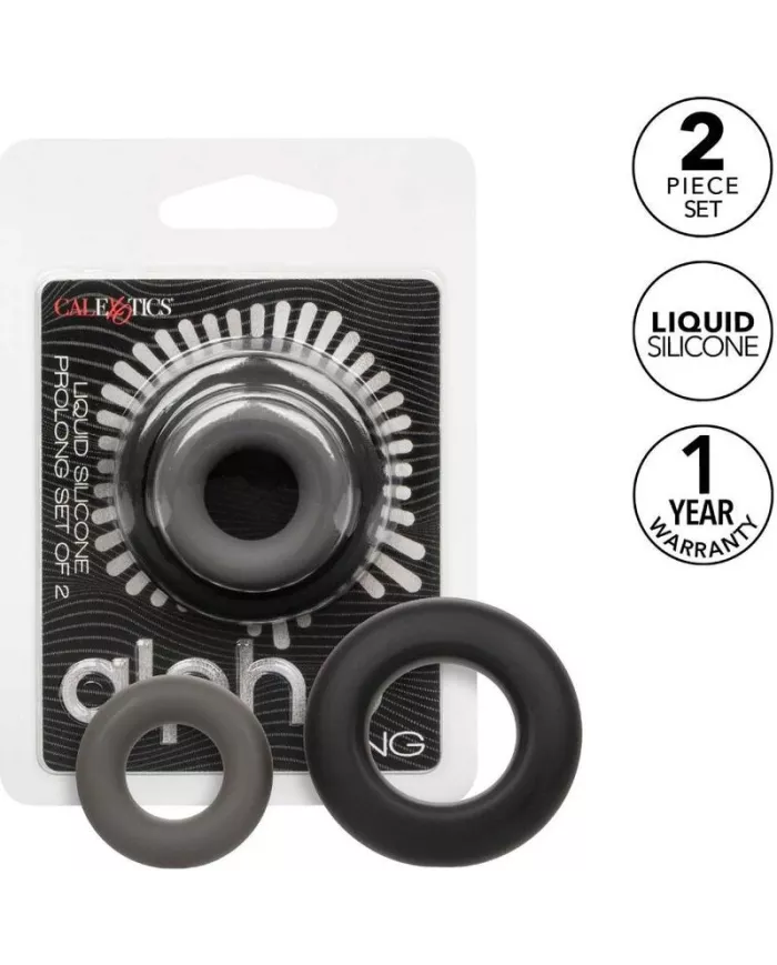 CALEXOTICS - ALPHA PROLONG LOT DE 2 BAGUE GRIS CALEXOTICS - ALPHA PROLONG LOT DE 2 BAGUE GRIS