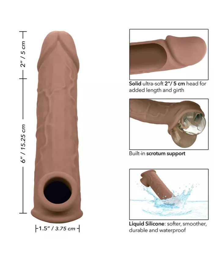 CALEXOTICS - EXTENSION PERFORMANCE MAXX LIFE-LIKE 8 PEAU MARRON CALEXOTICS - EXTENSION PERFORMANCE MAXX LIFE-LIKE 8 PEAU MARRON