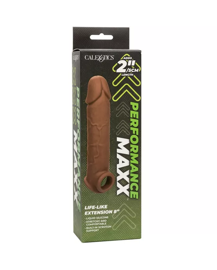 CALEXOTICS - EXTENSION PERFORMANCE MAXX LIFE-LIKE 8 PEAU MARRON CALEXOTICS - EXTENSION PERFORMANCE MAXX LIFE-LIKE 8 PEAU MARRON