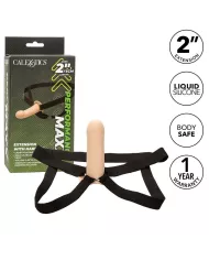 CALEXOTICS - EXTENSION PERFORMANCE MAXX AVEC HARNAIS PEAU CLAIRE CALEXOTICS - EXTENSION PERFORMANCE MAXX AVEC HARNAIS PEAU CLAIRE
