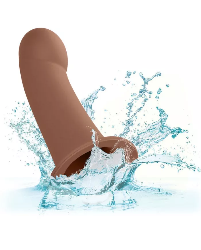 CALEXOTICS - EXTENSION PERFORMANCE MAXX AVEC HARNAIS PEAU BRUN CALEXOTICS - EXTENSION PERFORMANCE MAXX AVEC HARNAIS PEAU BRUN