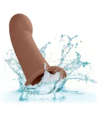 CALEXOTICS - EXTENSION PERFORMANCE MAXX AVEC HARNAIS PEAU BRUN CALEXOTICS - EXTENSION PERFORMANCE MAXX AVEC HARNAIS PEAU BRUN