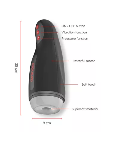 ONINDER - MASTURBATEUR RECHARGEABLE POUR HOMME SEOUL 10 VITESSES - APPLICATION GRATUITE