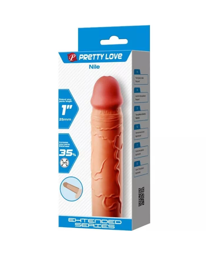 PRETTY LOVE - EXTENSEUR DE PÉNIS NILE COUVERTURE CHAIR PRETTY LOVE - EXTENSEUR DE PÉNIS NILE COUVERTURE CHAIR