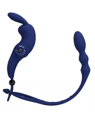 PRETTY LOVE - AYAD ANNEAU VIBRATEUR LAPIN AVEC PLUG BLEU PRETTY LOVE - AYAD ANNEAU VIBRATEUR LAPIN AVEC PLUG BLEU
