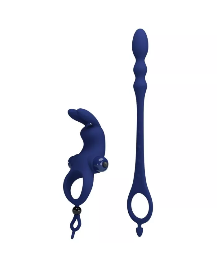 PRETTY LOVE - AYAD ANNEAU VIBRATEUR LAPIN AVEC PLUG BLEU PRETTY LOVE - AYAD ANNEAU VIBRATEUR LAPIN AVEC PLUG BLEU