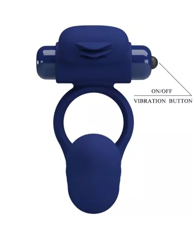 PRETTY LOVE - AJMAL ANNEAU VIBRANT AVEC PLUG BLEU PRETTY LOVE - AJMAL ANNEAU VIBRANT AVEC PLUG BLEU