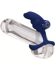 PRETTY LOVE - FRANCISCO DOUBLE ANNEAU VIBRANT LAPIN BLEU PRETTY LOVE - FRANCISCO DOUBLE ANNEAU VIBRANT LAPIN BLEU