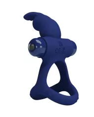 PRETTY LOVE - LUCHITO DOUBLE ANNEAU VIBRANT LAPIN BLEU PRETTY LOVE - LUCHITO DOUBLE ANNEAU VIBRANT LAPIN BLEU