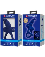 PRETTY LOVE - LUCHITO DOUBLE ANNEAU VIBRANT LAPIN BLEU PRETTY LOVE - LUCHITO DOUBLE ANNEAU VIBRANT LAPIN BLEU