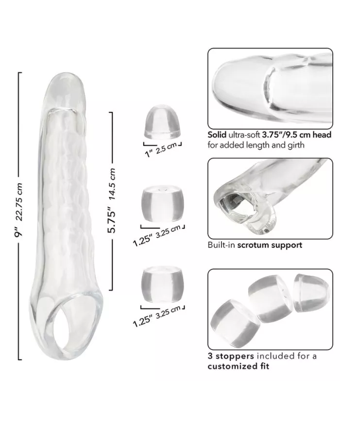 CALEXOTICS - MAXX EXTENSEUR DE PÉNIS RÉGLABLE TRANSPARENT CALEXOTICS - MAXX EXTENSEUR DE PÉNIS RÉGLABLE TRANSPARENT