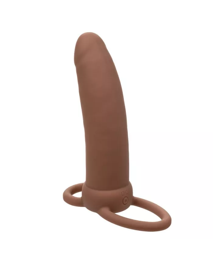 CALEXOTICS - MAXX THICK DOUBLE PÉNÉTRATEUR 10 VIBRATIONS MARRON CALEXOTICS - MAXX THICK DOUBLE PÉNÉTRATEUR 10 VIBRATIONS MARRON