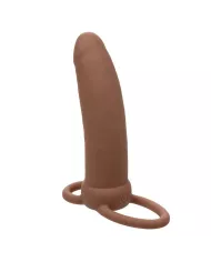 CALEXOTICS - MAXX THICK DOUBLE PÉNÉTRATEUR 10 VIBRATIONS MARRON CALEXOTICS - MAXX THICK DOUBLE PÉNÉTRATEUR 10 VIBRATIONS MARRON
