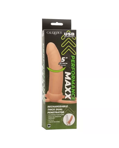 CALEXOTICS - MAXX THICK DOUBLE PÉNÉTRATEUR 10 VIBRATIONS CHAIR