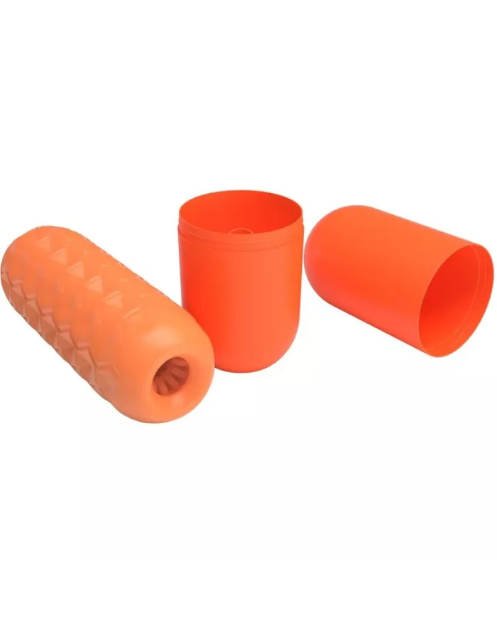 PRETTY LOVE - MASTURBATEUR POUR HOMME À DEUX BOULES ORANGE PRETTY LOVE - MASTURBATEUR POUR HOMME À DEUX BOULES ORANGE