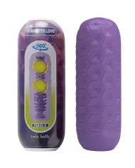 PRETTY LOVE - MASTURBATEUR POUR HOMME À DEUX BOULES VIOLET PRETTY LOVE - MASTURBATEUR POUR HOMME À DEUX BOULES VIOLET