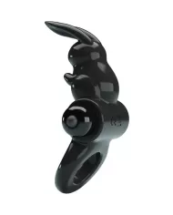 PRETTY LOVE - ANNEAU VIBRATEUR EXCITANT RABBIT 10 VIBRATIONS NOIR PRETTY LOVE - ANNEAU VIBRATEUR EXCITANT RABBIT 10 VIBRATIONS NOIR
