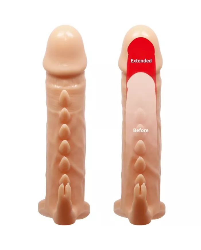 PRETTY LOVE - EMMIT MANCHON POUR PÉNIS + STIMULATEUR DE CLITORIS CHAIR PRETTY LOVE - EMMIT MANCHON POUR PÉNIS + STIMULATEUR DE CLITORIS CHAIR