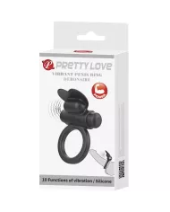 PRETTY LOVE - BAGUE VIBRANTE DEBONAIRE LAPIN 10 VIBRATIONS NOIRE PRETTY LOVE - BAGUE VIBRANTE DEBONAIRE LAPIN 10 VIBRATIONS NOIRE