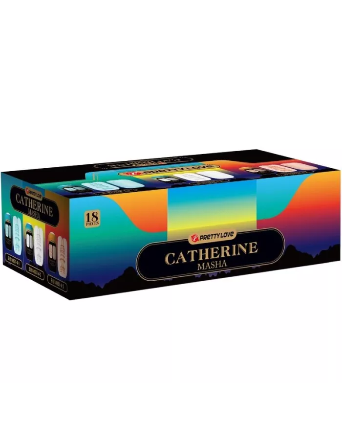 PRETTY LOVE - MASHA PACK 18 DIFFÉRENTS MASCRUBATEURS HOMMES