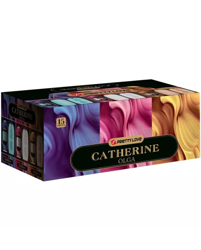 PRETTY LOVE - OLGA PACK 15 DIFFÉRENTS MASCRUBATEURS HOMMES