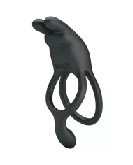 PRETTY LOVE - SETH DOUBLE ANNEAU VIBRANT LAPIN 7 VIBRATIONS NOIR PRETTY LOVE - SETH DOUBLE ANNEAU VIBRANT LAPIN 7 VIBRATIONS NOIR