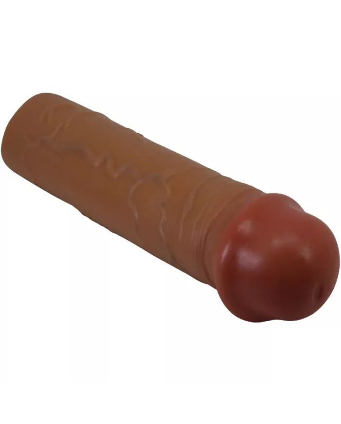 PRETTY LOVE - MANCHON DE PÉNIS NILE AVEC EXTENSION DE 2,5 CM MULÂTRE