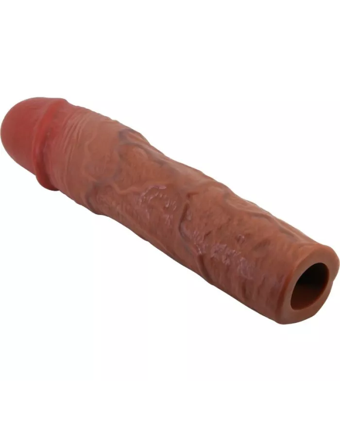 PRETTY LOVE - STEVENSON MANCHON DE PÉNIS AVEC EXTENSION DE 7,6 CM MULÂTRE PRETTY LOVE - STEVENSON MANCHON DE PÉNIS AVEC EXTENSION DE 7,6 CM MULÂTRE