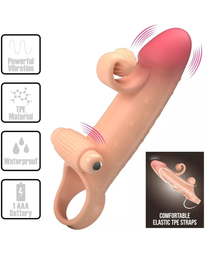 ROMANCE - MANCHON PÉNIS VIBRANT NATUREL ROMANCE - MANCHON PÉNIS VIBRANT NATUREL