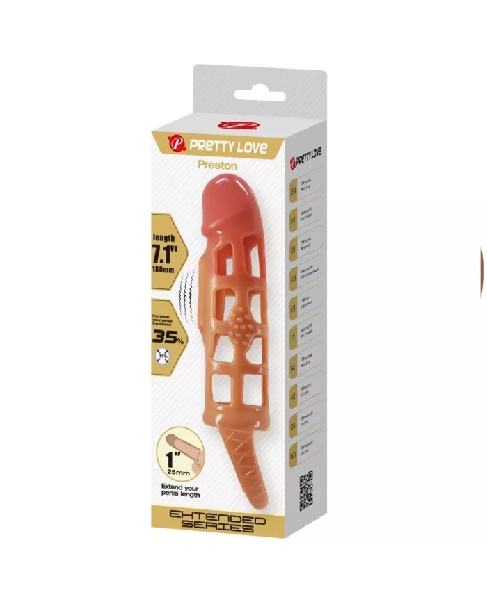 PRETTY LOVE - MANCHON PÉNIS VIBRANT PRESTON 18 CM PRETTY LOVE - MANCHON PÉNIS VIBRANT PRESTON 18 CM