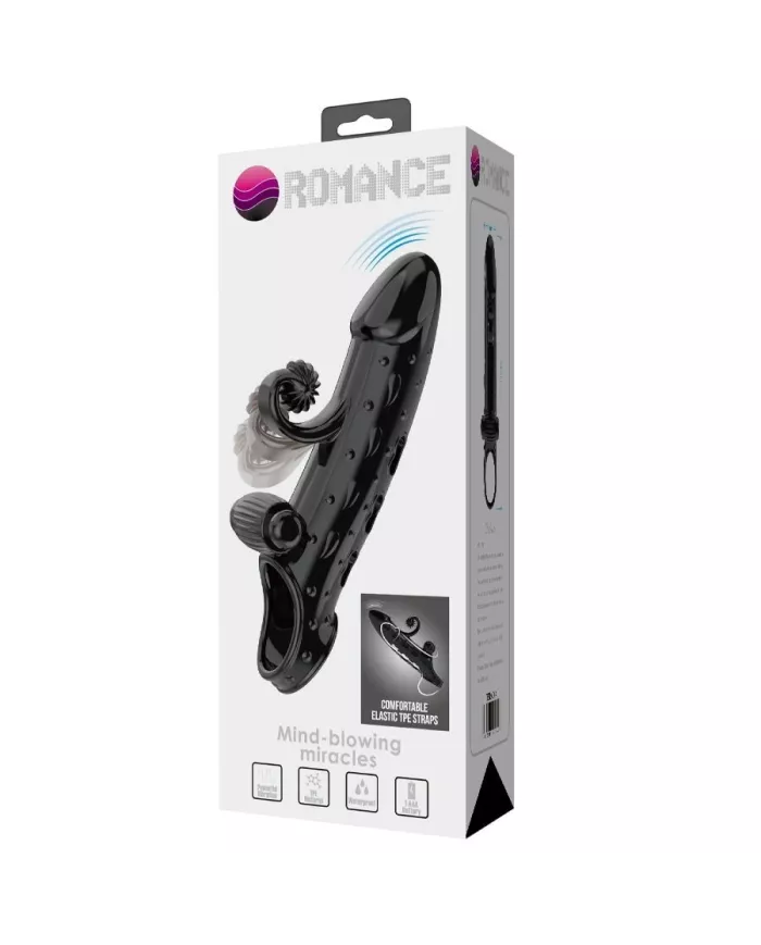 ROMANCE - MANCHON PÉNIS VIBRANT NOIR ROMANCE - MANCHON PÉNIS VIBRANT NOIR