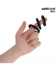ADDICTED TOYS - LOT DE ANNEAUX EN SILICONE MODÈLE 1