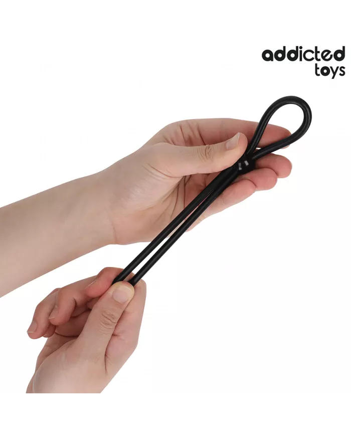 ADDICTED TOYS - CORDE EN SILICONE POUR LE PÉNIS À BOUCLE UNIQUE ADDICTED TOYS - CORDE EN SILICONE POUR LE PÉNIS À BOUCLE UNIQUE