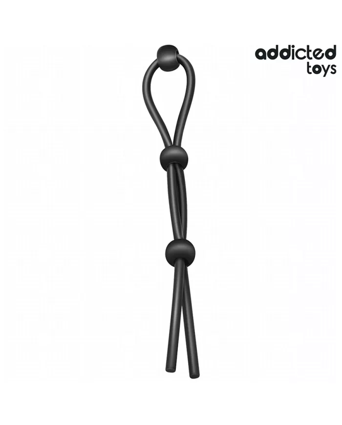 ADDICTED TOYS - CORDE EN SILICONE POUR LE PÉNIS À TRIPLE BOUCLE