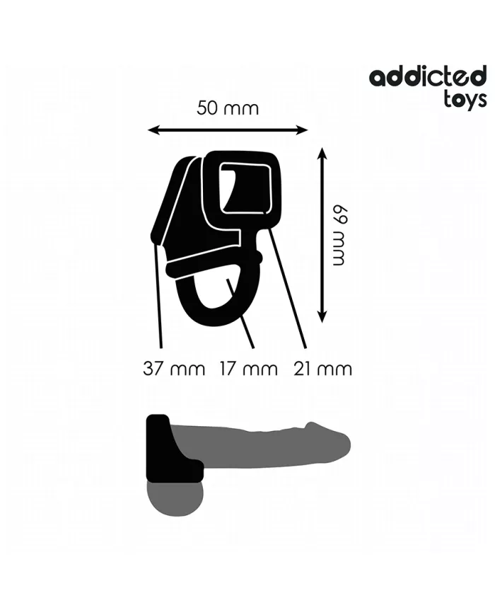 ADDICTED TOYS - ANNEAU POUR CAGE À PÉNIS ADDICTED TOYS - ANNEAU POUR CAGE À PÉNIS