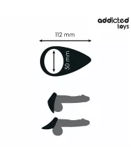 ADDICTED TOYS - ANNEAU PÉNIS EN FORME DE LARME ADDICTED TOYS - ANNEAU PÉNIS EN FORME DE LARME