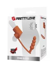 PRETTY LOVE - MANCHON PÉNIS AVEC PLUG ANAL NATUREL PRETTY LOVE - MANCHON PÉNIS AVEC PLUG ANAL NATUREL
